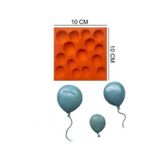 Şeker Hamur Kalıbı Silikon Balon 10 10 Cm