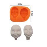 ŞEKER HAMUR KALIBI SİLİKON ERKEK BEBEK YÜZÜ 6*8 CM