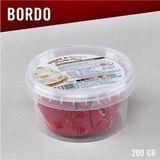Şeker Hamuru 200 gr Bordo - 1 kg