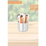 Şeker Kabı Paslanmaz Stick Şekerlik Çelik 7 Cm Gümüş