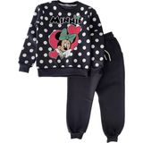 Şeker Kids Kız Çocuk Pamuklu Şardonlu Minnie Karakterli Eşofman Takımı - 7 - 8 Yaş - Füme