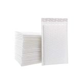 Şeker Ofisi Bantlı Beyaz Balonlu Kargo Poşeti 11 x 13 cm + 4 cm Kapak Bantlı 100 Adet