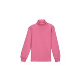 Şeker pembe Kız Çocuk Tam Balıkçı Uzun Kol Çıtçıtlı Tişört