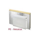 Şeker Portakalım Alüminyum Folyolu 50x100cm Kalınlık:10mm Radyatör Petek Arkası Isı Yalıtım İzolasyon Levhası 4 Adet Gümüş