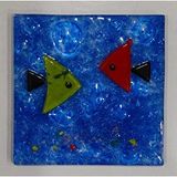 Şeker Portakalım Okyanus Desenli Banyo Cam Gider Kapağı Süsü Tekli Ölçü :10x10 Cm Mavi