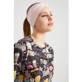Şeker Pudra, butik tasarım Kadın Bandana Saç Bandı, ekstra yumuşak, Esnek, doğal, pamuklu Penye
