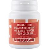 Şeker & Sugar Kırmızı Yağ Bazlı Toz Gıda (Boyası) Renklendiricisi 25 G - 25 gr