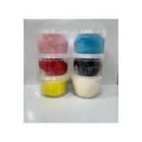 ŞEKER & SUGAR Şeker Sugar 6'li SET SİYAH-BEYAZ-SARI-KIRMIZI-MAVİ-PEMBE Şeker Hamuru 200 gr