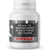 Şeker & Sugar Siyah Yağ Bazlı Toz Gıda (Boyası) Renklendiricisi 25 G - 25 gr