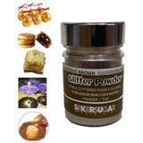 Şeker & Sugar Yenilebilir Simli Kahve Toz Gıda Boyası 10 gr - 1 Adet