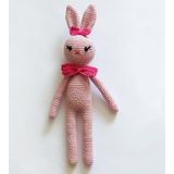 Şeker Tavşan Uyku Arkadaşı Amigurumi Organik Oyuncak