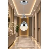 Şeker Top Modern Sarkıt LED Avize 3 Renk Gold Kaplamalı - Krom