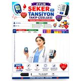 Şeker Ve Tansiyon Takip Çizelgesi Yaz-Sil Defteri