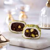 Şekerci Cafer Erol 500 gr File Fıstık Kaplı Çikolatalı Fıstıklı Paşa Sarma Fitil Lokum