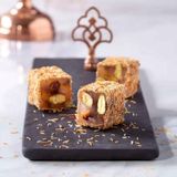 Şekerci Cafer Erol 500 gr Tel Kadayıf Kaplı Antep Fıstıklı Fitil Lokum