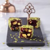 Şekerci Cafer Erol File Fıstık Kaplı Nar Aromalı Antep Fıstıklı Fitil Lokum - 1 kg