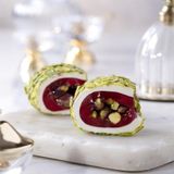 Şekerci Cafer Erol File Fıstık Kaplı Narlı Fıstıklı Paşa Sarma Fitil Lokum 500 gr