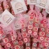 Şekerci Yaşar Pembe Temalı Babyshower, Mevlit,doğum Günü, Düğün, Nişan Şekeri 50 Adet - 250 gr