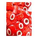 Şekerciyaşar Çilek Desenli Lolly Akide Şeker 100 Gr