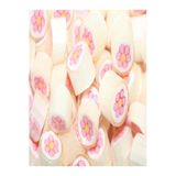 Şekerciyaşar Pembe Çiçek Desenli Lolly Akide Şeker 1000 Gr.