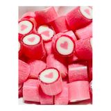 Şekerciyaşar Pembe Kalp Desenli Lolly Akide Şekeri 100 Gr.