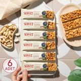 Şekeri Meyveden Yer Fıstığı Krokan Bar 20g 6'lı Paket