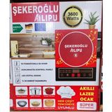 Şekeroğlu Ailipu Ailipu Bütün Tencereleri Kabul Eden Elektrikli Ocak 3600 Watt - Kırmızı