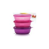 Şekerpare Saklama Kabı 600 ml 3'lü Set Pembe