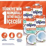 Şekersiz Hindistan Cevizi Sütü 4X1 L Vegan Laktozsuz Besin