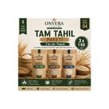 seki un Onvera Tarım Tam Tahıl Un Paketi 3 x 1 Kg (Siyez, Çavdar ve Yulaf Unu)