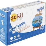 Şekil KLTVL El yapımı Kil Tuval Obje+Boya+Fırça+Sövale