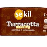 Sekil Seramik Kil Hamuru 1000 Gr Kahverengi 1 Kg