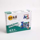 Şekil SNT3SET 3lü El yapımı Obje+Boya+Fırça+ 250 gr.Kil+Mıknatıs seti