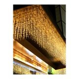 sekizgen led Yılbaşı Işığı Çakarlı Saçak Led Eklenebilir Dış Mekan Günışığı Yılbaşı Aydınlatma
