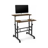 Sekizincicaddedizayn Yükseklik Ayarlı Bilgisayar/Laptop Ve Çalışma Masası -Ceviz 70X60 Ceviz