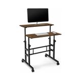 Sekizincicaddedizayn Yükseklik Ayarlı Bilgisayar/Laptop Ve Çalışma Masası -Ceviz 80X60 Ceviz