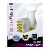 Sekizli 8Li Lnb Octo 3D Hd Destekli Elektromaster Taiwan Chipset