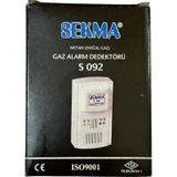 Sekma Doğal Gaz (Metan) Alarm Dedektörü S-092 (6 Adet)