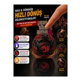 SEKO COMPANY 5 Farklı Temalı Dönen Stres Topu | Fidget Spinner Top | Sıkıştırmalı Antistres Oyuncağı | Masaüstü Duyusal Oyuncak Stres Çarkı