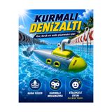 SEKO COMPANY Kurmalı Deniz Altı Kurmalı Banyo Küvet Havuz Deniz Plaj da Yüzen Submarine Denizaltı Oyuncak Çocuk Oyuncak