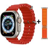 Sekoda Watch 8 Ultra Kırmızı Akıllı Saat Iphone ve Android Tüm Telefonlara Uyumlu
