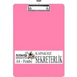 Sekreterlik Kapaksız A4 1 Adet Renkli A4 Kapaksız Sekreterlik Klipsli Metal Mekanizmalı 80 Yaprak Kapasiteli
