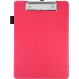 Sekreterlik,a5 Küçük Boy,kapaksız,a5 Clipboard Vegan Suni DERI,17,5X24,5 Cm.,fuşya/pembe - Fuşya - Pembe