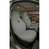 sekutuning Fiat Fiorino Gri (Yeni Siyah Logo) Araç Koltuk Kılıfı Koruyucu Penye Servis Kılıfı