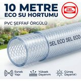Sel Hortum Sel Eco Pvc Şeffaf Örgülü Hortum 1 1/2" (38 Mm)