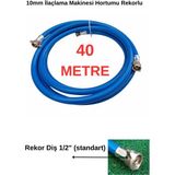 Sel Rekorlu Pulverizator Ilaçlama Hortumu -1/2" (Yarım Parmak) Dişli - 40 Metre - Hortum 3/8" 10MM (Yüksek Kalite)-(90 Bar)