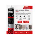 SEL Selsil 280 ml Kırmızı Yüksek Isı Siikon Sıvı Conta Kırmızı Isıya Dayanıklı Silikon