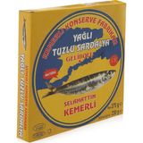 Selahattin Kemerli Yağlı Tuzlu Sardalya 275 gr Gelibolu Menşeli Pratik Kullanım