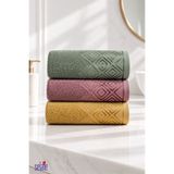 Şelale Alara Elegance 3'lü 50x90 cm | %100 Pamuk | El-Yüz Havlusu | Jakarlı | Yüksek Gramajlı | Premium Kalite