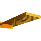 Şelale Tasarımlı Ankastre Panel Tepe Duş Başlığı Altın KTD110-G - Seçenek 1